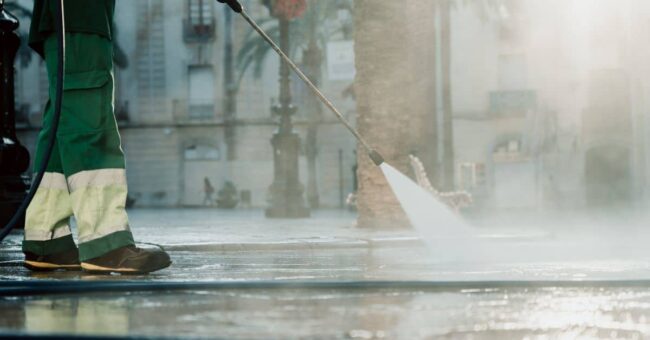 Business Pressure Washing Pressure washing business sidewalk